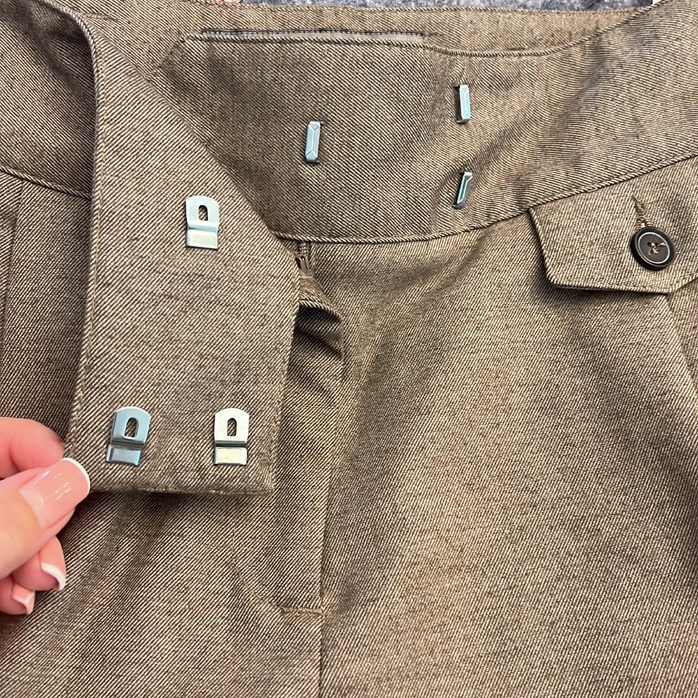 Zara Basic Side Pockets Brown High Waisted Pants - image 7